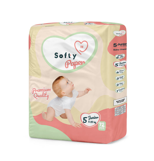 Luiers (maat 5 - Junior 11-25kg) SoftyPaper
